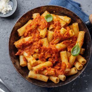 PENNE WITH BUTTER OR TOMATO